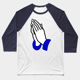 Prayer Hands Baseball T-Shirt